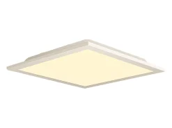 Lámpara de techo LED para sala de estar, panel blanco plano, 60 x 60 cm, 40 W, rectangular, 3000 K