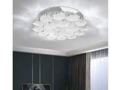 Lámpara De Techo Led Toolight Ms014-C Chrome