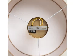 Lámpara de Techo Metal y Tela Quitón Beige