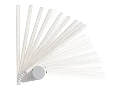 Lámpara de techo Mikado con luces orientables en metal y aluminio lacado en blanco con LED integrado 5 MAX 85 BL276-PL9-BC