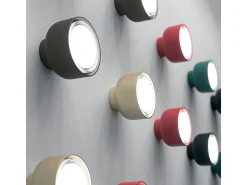 Lámpara de techo moderna BOTTONE en aluminio titanio 1xGX53