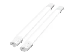 Lámpara de techo NETTLIFE 2er LED a prueba de humedad 90CM - 24W 3000LM lámpara de techo lámpara de cocina lámpara de bañera IP65 5000K