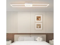 Lámpara de techo NETTLIFE para salón, LED, lámpara de techo para cocina, con mando a distancia, diseño moderno, 3000K-6500K, 36W