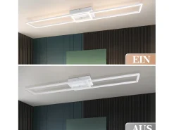 Lámpara de techo NETTLIFE para salón, LED, lámpara de techo para cocina, con mando a distancia, diseño moderno, 3000K-6500K, 36W