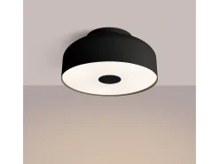 Lámpara De Techo Omiq Moderno De Acero/Pvc - 4 Fuentes Luminosas - L.30 X A.15 Cm - Negro