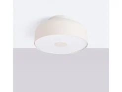 Lámpara De Techo Omiq Moderno De Acero/Pvc - 4 Fuentes Luminosas - L.30 X A.15 Cm - Beige