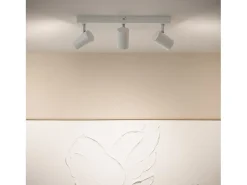 Lámpara de Techo Orientable Metal 3 Focos Wuedy Blanco