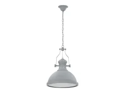 Lámpara de techo redonda gris E27 ES407307