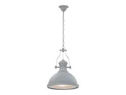Lámpara de techo redonda gris E27 ES407307