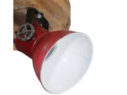 Lámpara de techo rojo desgastado 25 W E27 35x35x25 cm ES161175