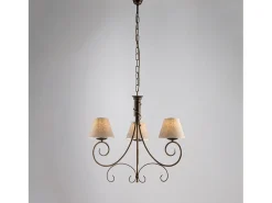 Lámpara de techo Sarah en metal blanco y acrílico con LED integrado en dos temperaturas de color H.5 Ø50 BL282-PBC
