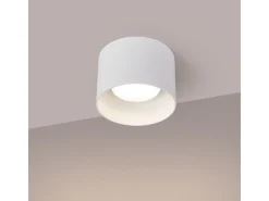 Lámpara de techo Slimi moderno de aluminio - 1 fuentes luminosas - L.12 x A.10 cm - blanco
