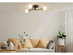 Lámpara De Techo Toolight App1117-3C Black