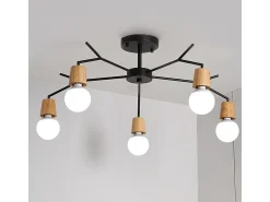 Lámpara De Techo Toolight App694-5C Black