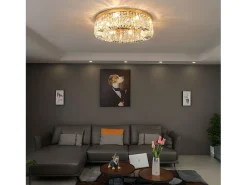 Lámpara De Techo Toolight App1729-8C Gold