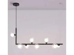 Lámpara De Techo Toolight App754-8Cp Black