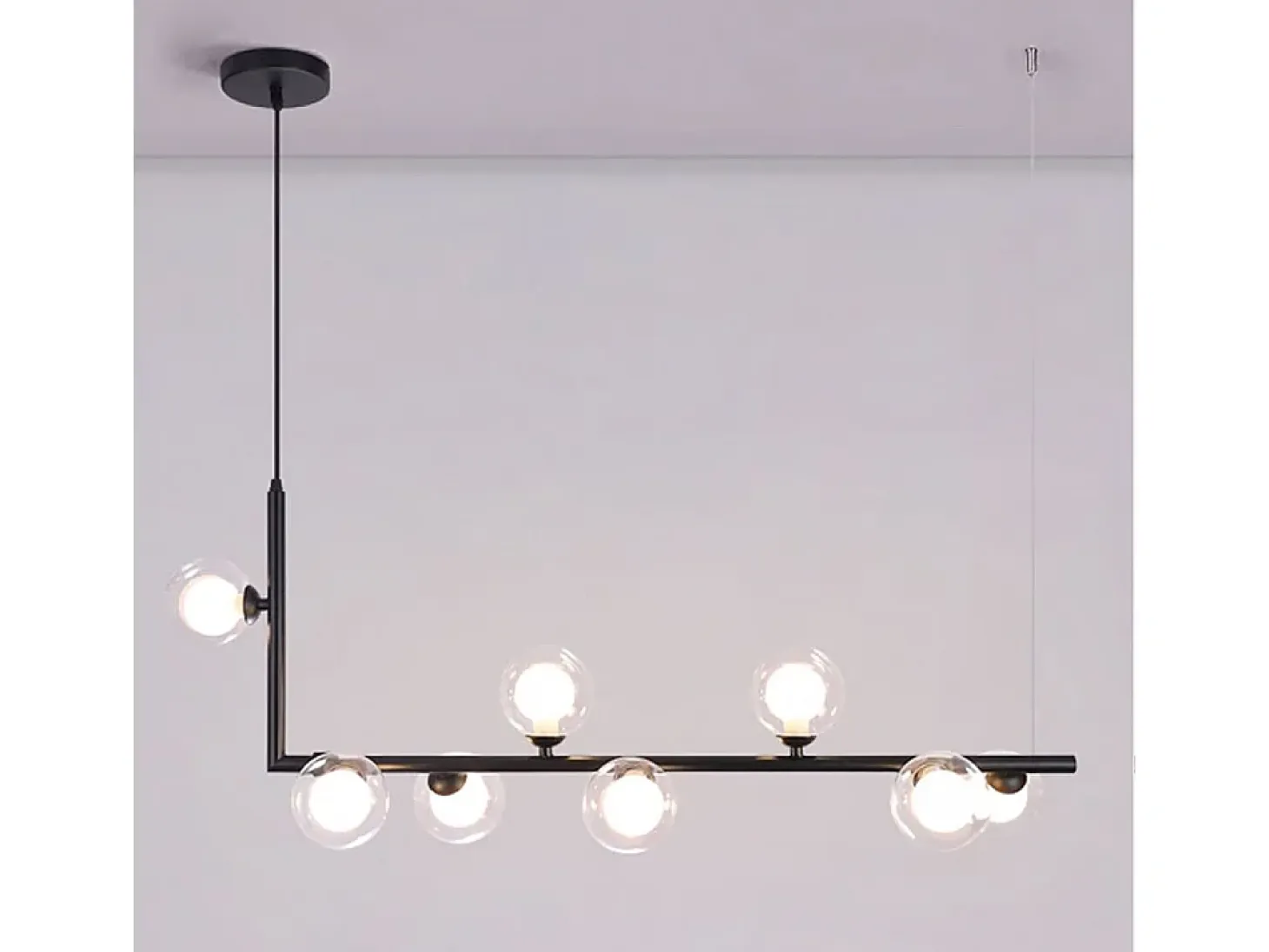 Lámpara De Techo Toolight App754-8Cp Black