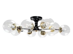Lámpara De Techo Toolight App1136-10C Black Gold