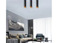 Lámpara De Techo Toolight App572-1C 30Cm Black Gold