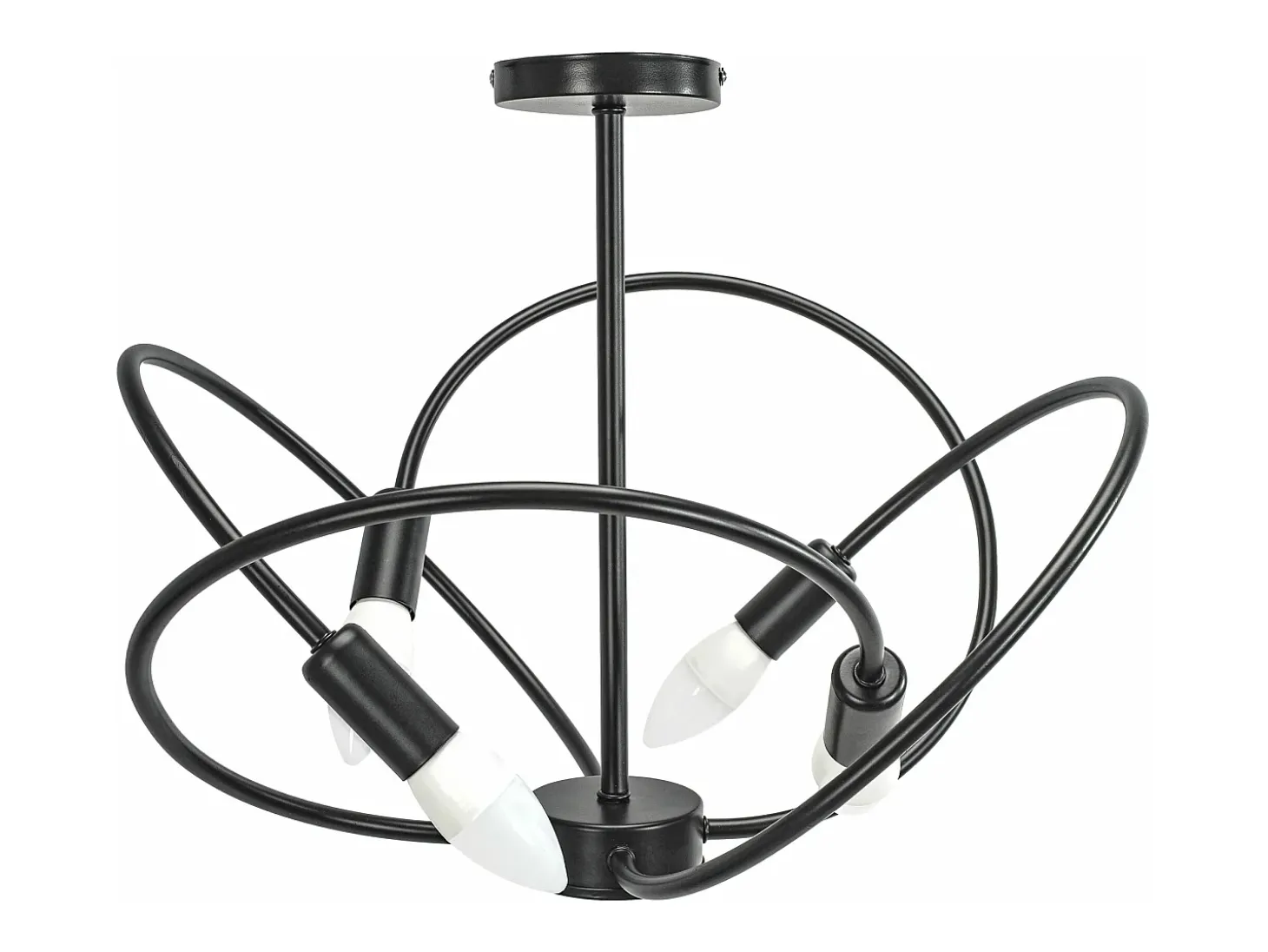 Lámpara De Techo Toolight App1093-4C Black