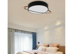 Lámpara De Techo Toolight App864-C Moon 40Cm Black