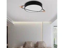 Lámpara De Techo Toolight App864-C Moon 40Cm Black