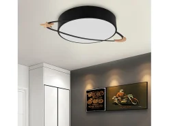 Lámpara De Techo Toolight App864-C Moon 40Cm Black