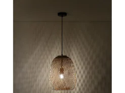 Lámpara de techo Yumei de Bambú, diametro 30 cm