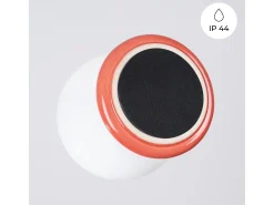 Lámpara de techo Zori minimalista de cerámica/vidrio vidriado - 1 fuentes luminosas - L.12 x A.12 cm - durazno