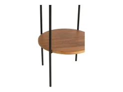Lámpara estantería de metal negro 38*38*160 cm