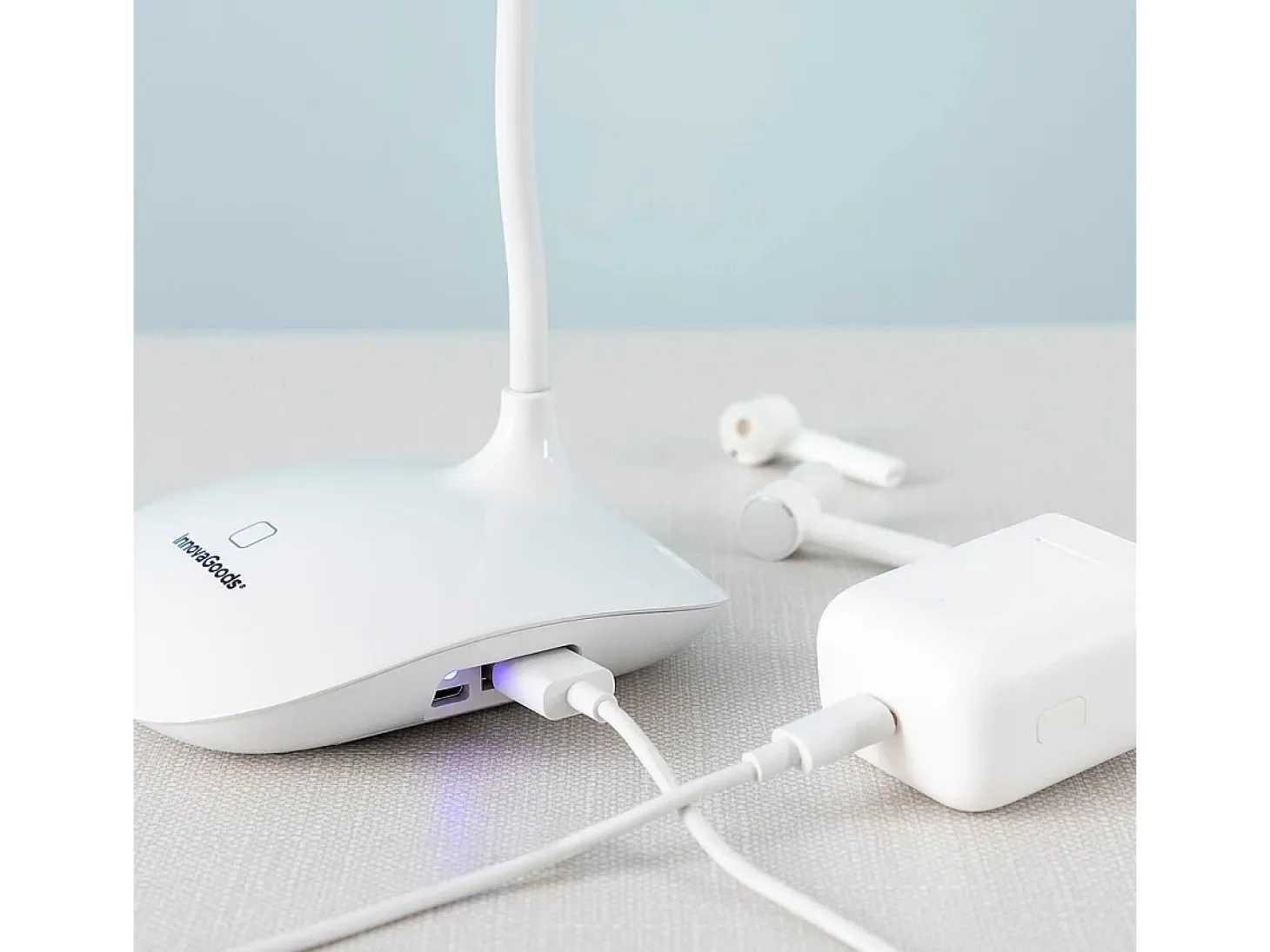 Lámpara LED de Mesa Recargable Táctil Lum2Go InnovaGoods