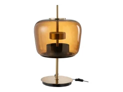 Lámpara LED de vidrio marrón 35*35*58 cm