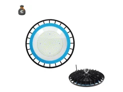 Lámpara LED industrial "UFO" 150W para 5/6 metros de altura
