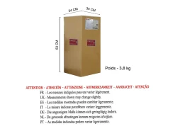 Lámpara para Escritorio TOSEL ,metal,Blanco ,A157xD30xP42cm