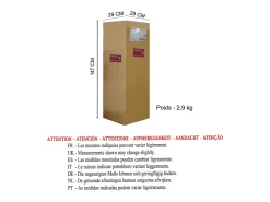 Lámpara para Escritorio TOSEL ,madera,Negro , A 180xD80xP80cm