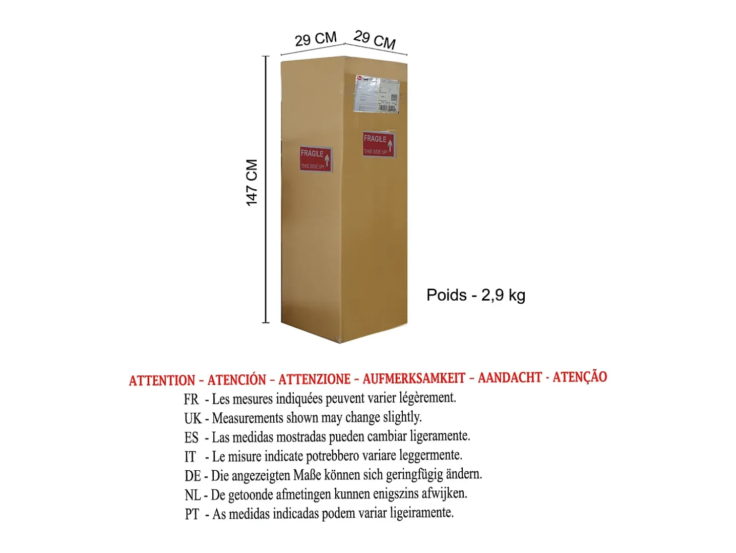 Lámpara para Escritorio TOSEL ,madera,natural,A180xD80x P 80cm