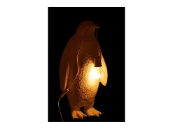 Lámpara pingüino de resina Blanca 32.5x31x59cm