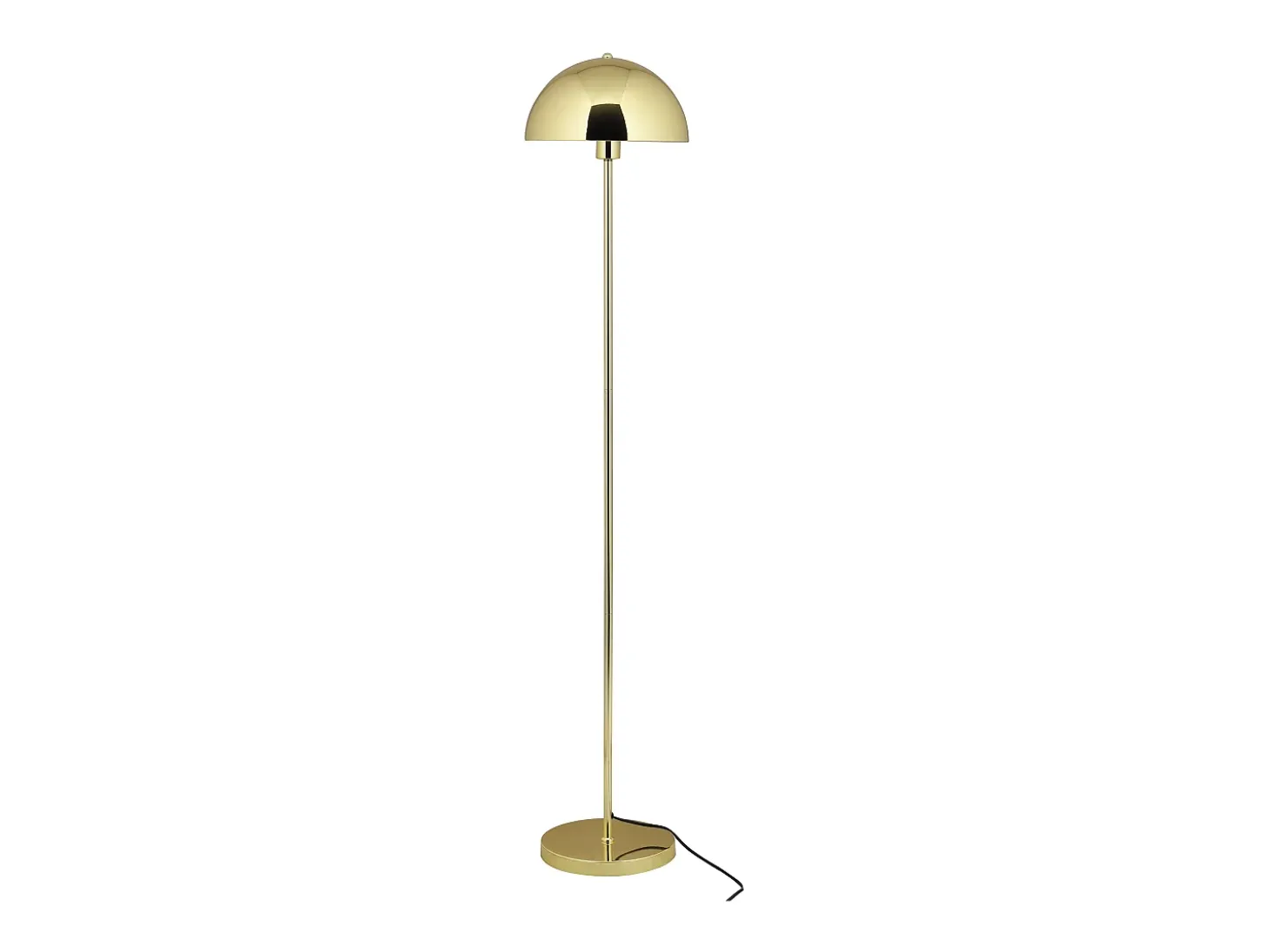 Lámpara recta placado latón - D.30 x Alt. 149 cm - Dorado - ONTARIO
