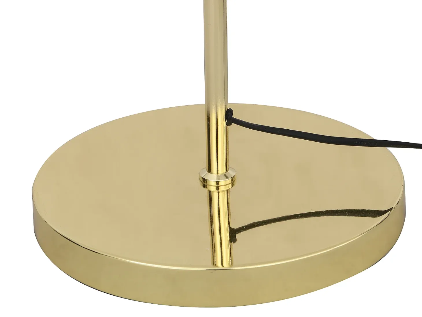 Lámpara recta placado latón - D.30 x Alt. 149 cm - Dorado - ONTARIO
