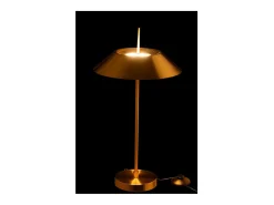 Lámpara seta de metal dorado 30.5*30.5*56 cm