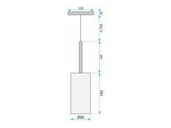 Lámpara Toolight App1700-1Cp C Brown