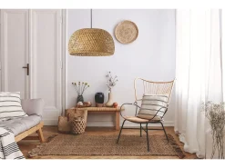 Lámpara Toolight App886-1Cp Natural Boho Brown