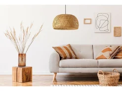Lámpara Toolight App886-1Cp Natural Boho Brown