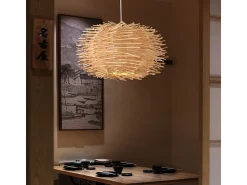 Lámpara Toolight App884-1Cp Natural Boho Brown