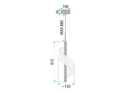 Lámpara Toolight Led App1550-Cp Gold