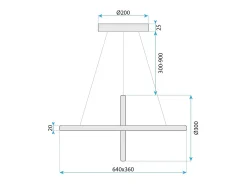 Lámpara Toolight Led G034-Cp Gold
