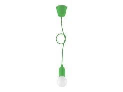 Lámparas colgantes Astis moderno de CLORURO DE POLIVINILO - 1 fuentes luminosas 3000K - L.9 x A.90 cm - verde