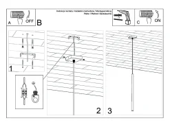 Lámparas colgantes Brill moderno de acero - 1 fuentes luminosas 3000K - L.8 x A.100 cm - cromo