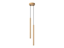 Lámparas colgantes Brill moderno de acero - 2 fuentes luminosas 4000K - L.15 x A.118 cm - dorado