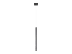 Lámparas colgantes Brill moderno de concreto - 1 fuentes luminosas 4000K - L.8 x A.120 cm - gris